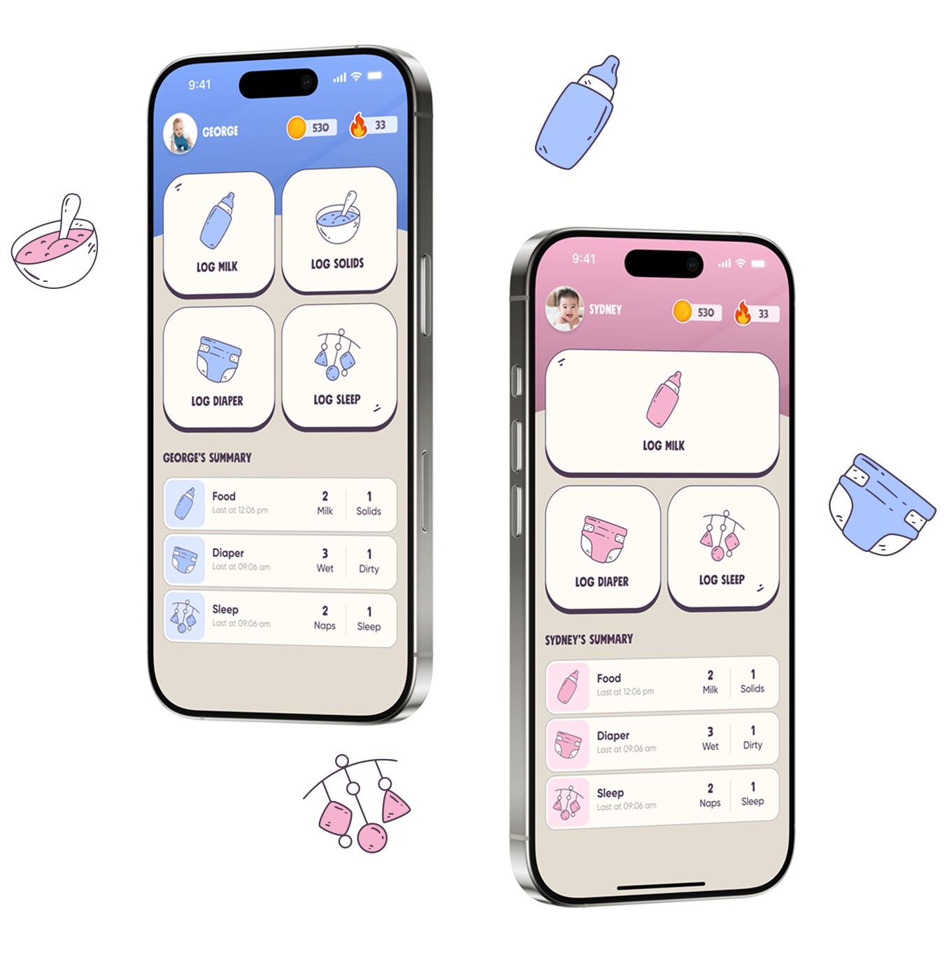 BOOP! app preview on a phone